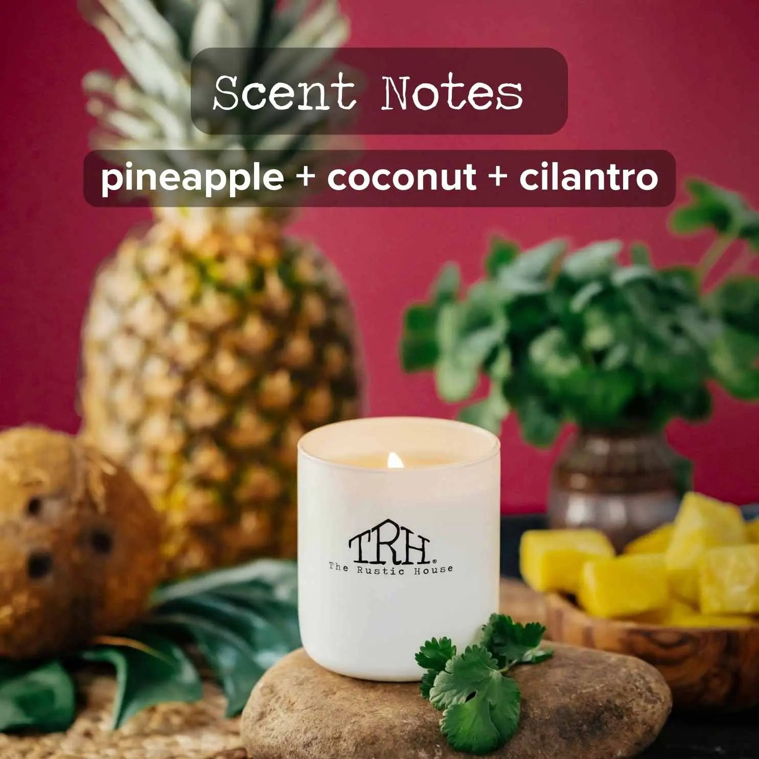 Pineapple + Cilantro Candle The Rustic House