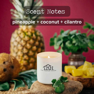 Pineapple + Cilantro Candle The Rustic House
