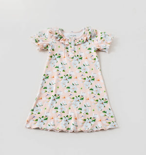 Pink Magnolia Organic Cotton Play Dress Nola Tawk