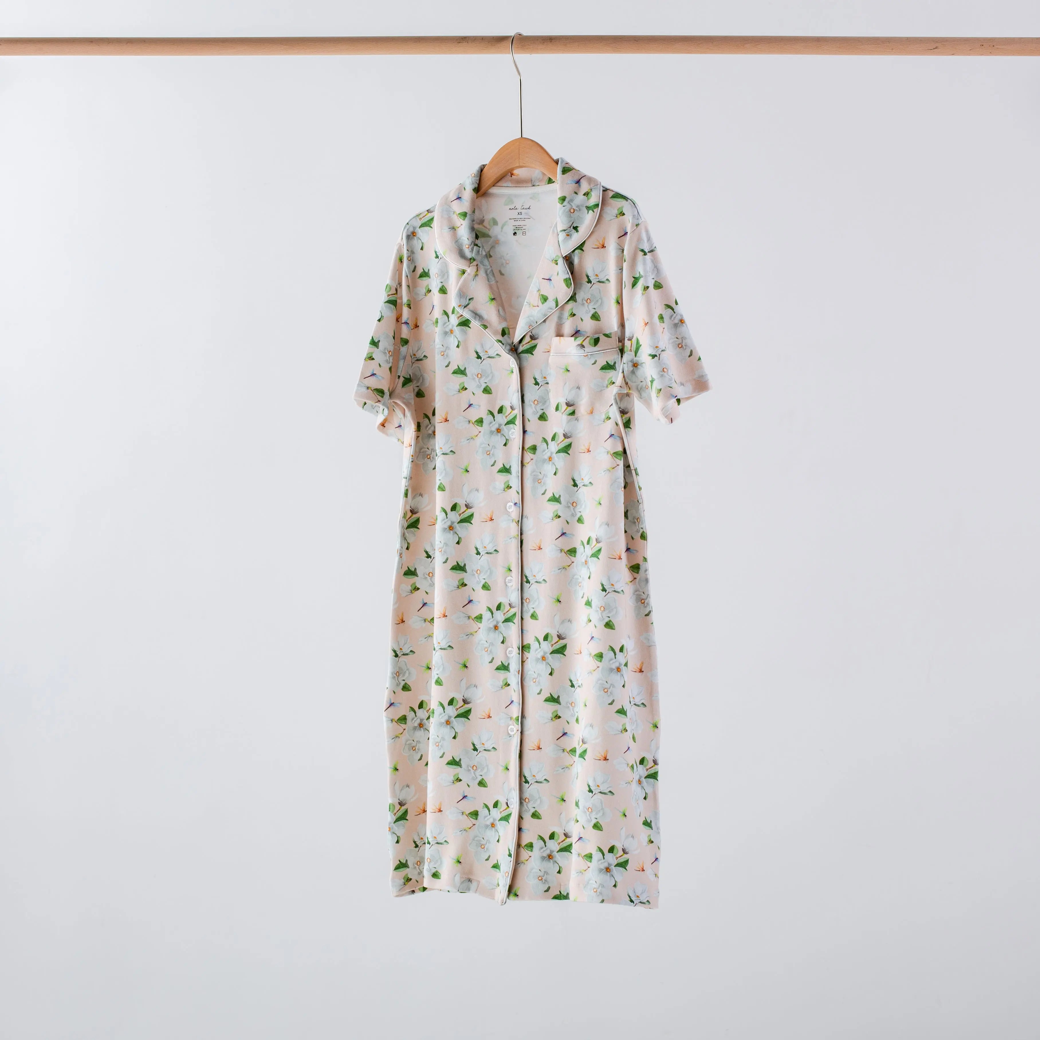 Pink Magnolia Women's Organic Cotton Pajama Nola Tawk