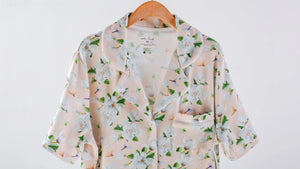 Pink Magnolia Women's Organic Cotton Pajama Nola Tawk