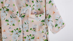Pink Magnolia Women's Organic Cotton Pajama Nola Tawk