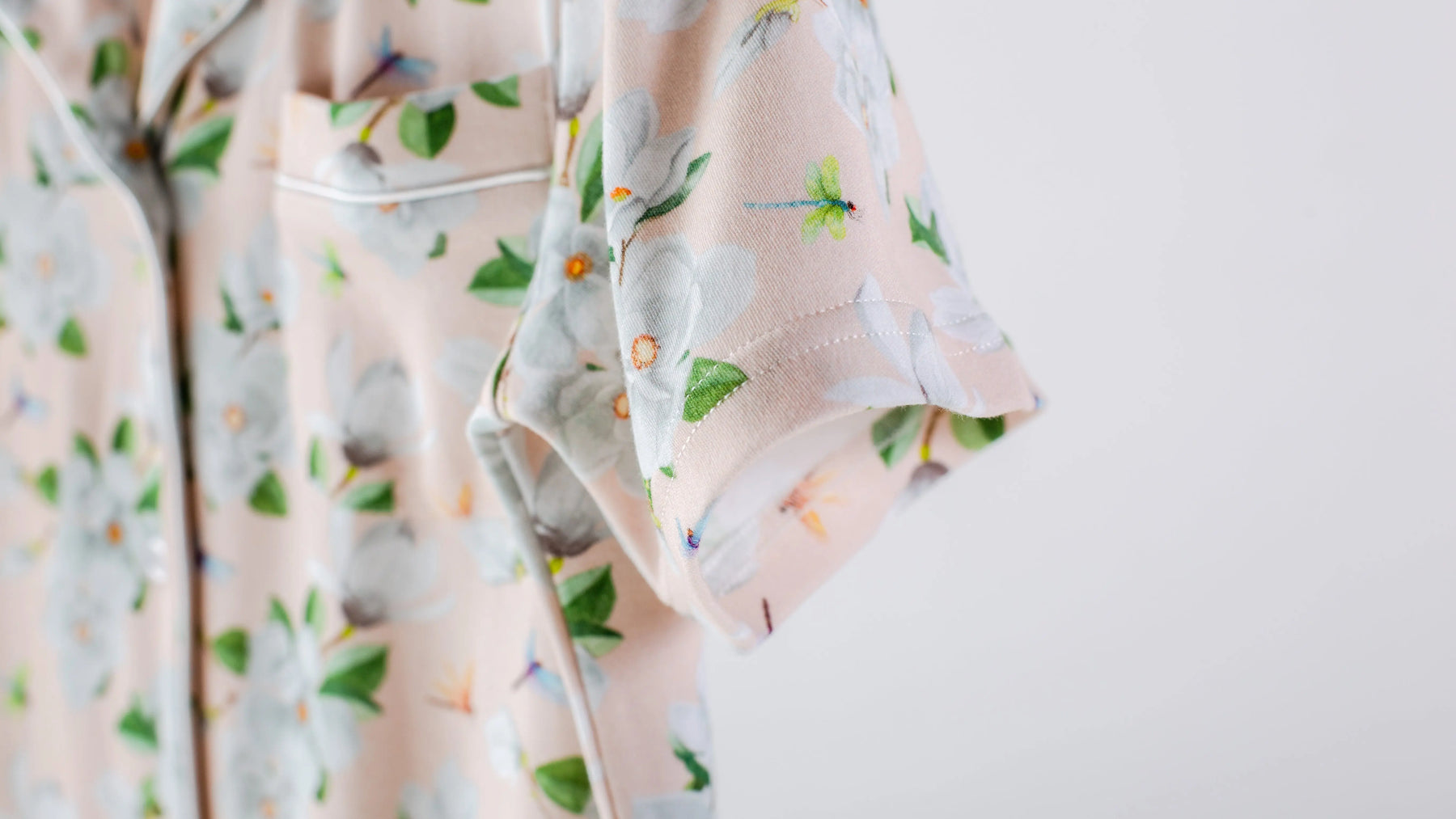 Pink Magnolia Women's Organic Cotton Pajama Nola Tawk