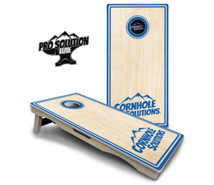 Pinstripe CS Logo Cornhole Boards - Pro Solution Elite Series Cornhole Solutions