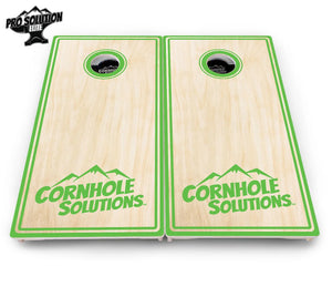 Pinstripe CS Logo Cornhole Boards - Pro Solution Elite Series Cornhole Solutions
