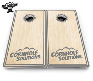 Pinstripe CS Logo Cornhole Boards - Pro Solution Elite Series Cornhole Solutions