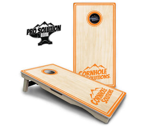 Pinstripe CS Logo Cornhole Boards - Pro Solution Elite Series Cornhole Solutions