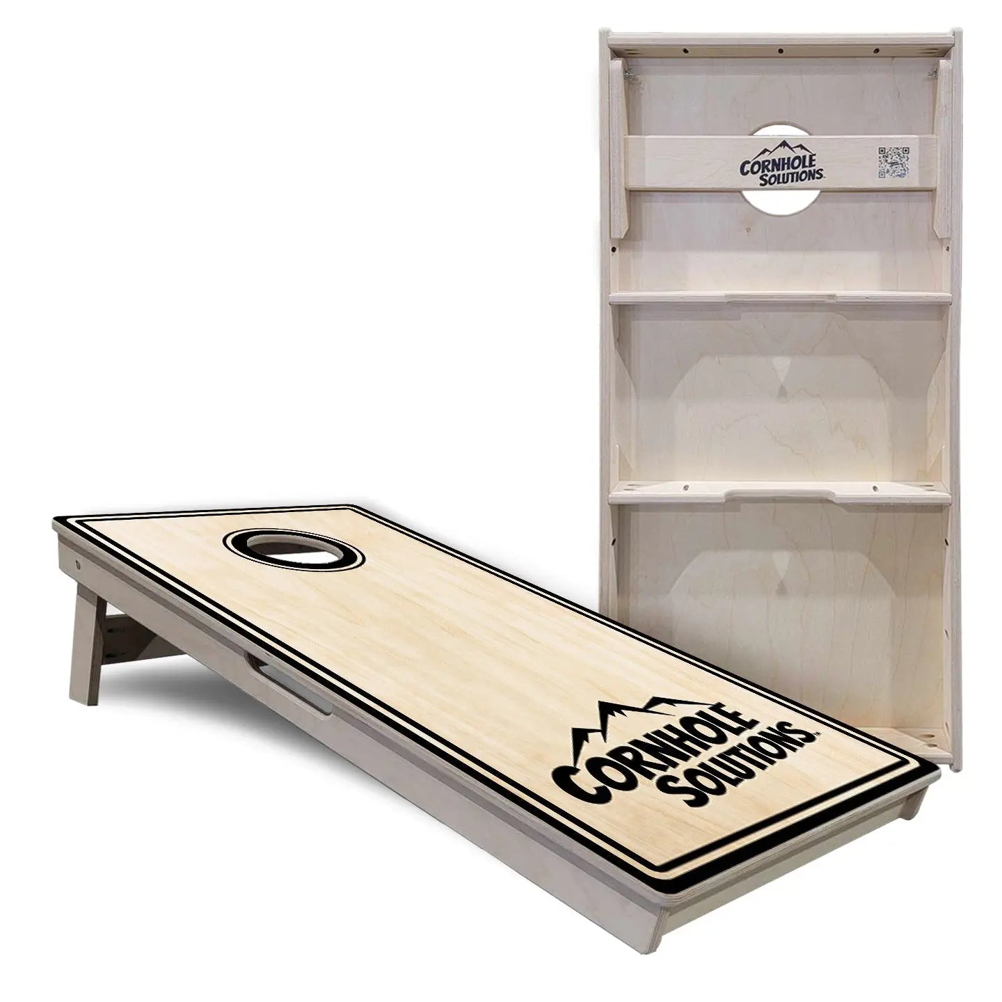 Pinstripe CS Logo Cornhole Boards - Professional Tournament Series Cornhole Solutions