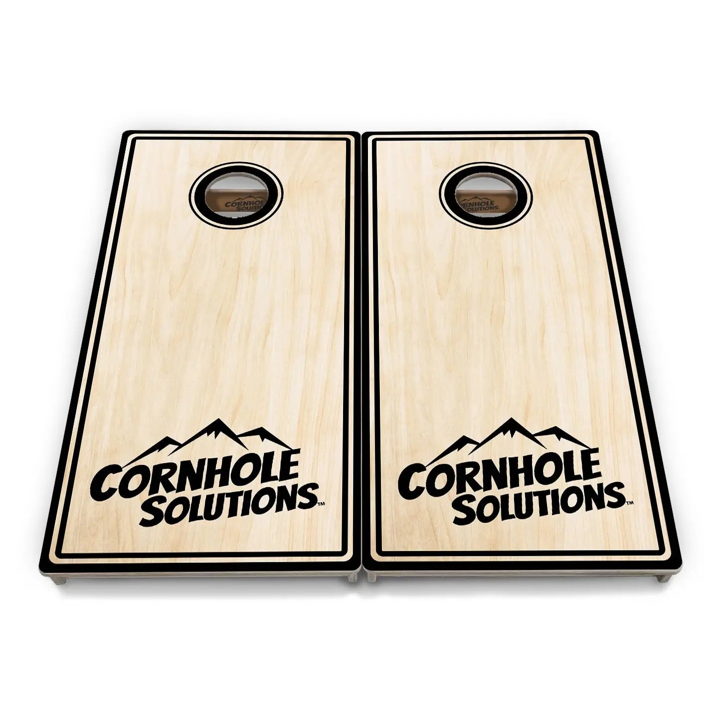Pinstripe CS Logo Cornhole Boards - Professional Tournament Series Cornhole Solutions