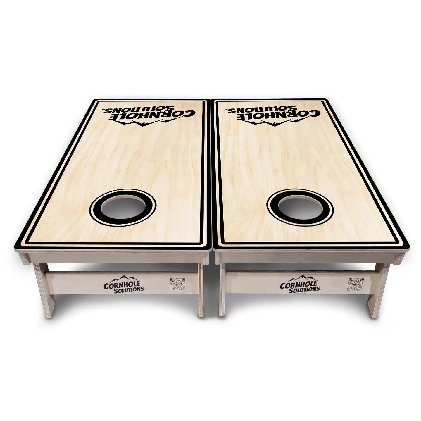 Pinstripe CS Logo Cornhole Boards - Professional Tournament Series Cornhole Solutions