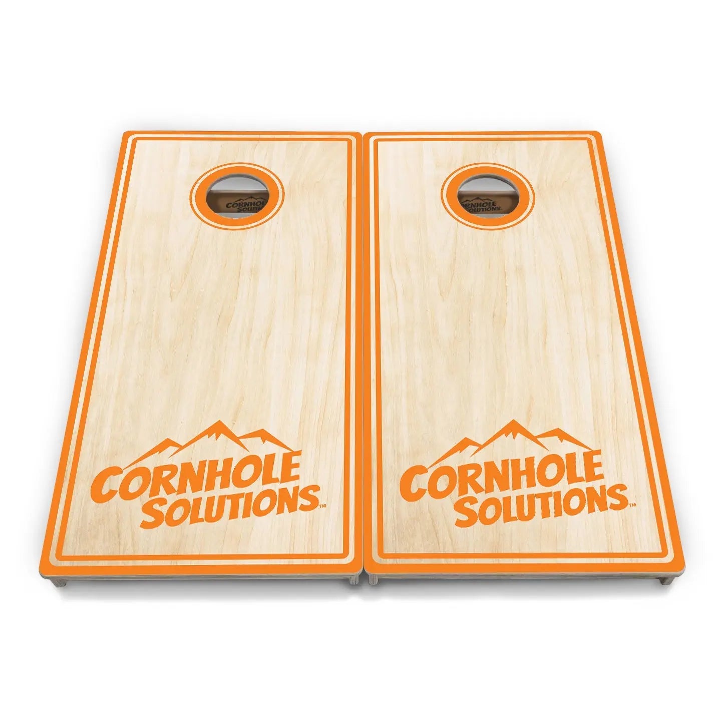 Pinstripe CS Logo Cornhole Boards - Professional Tournament Series Cornhole Solutions