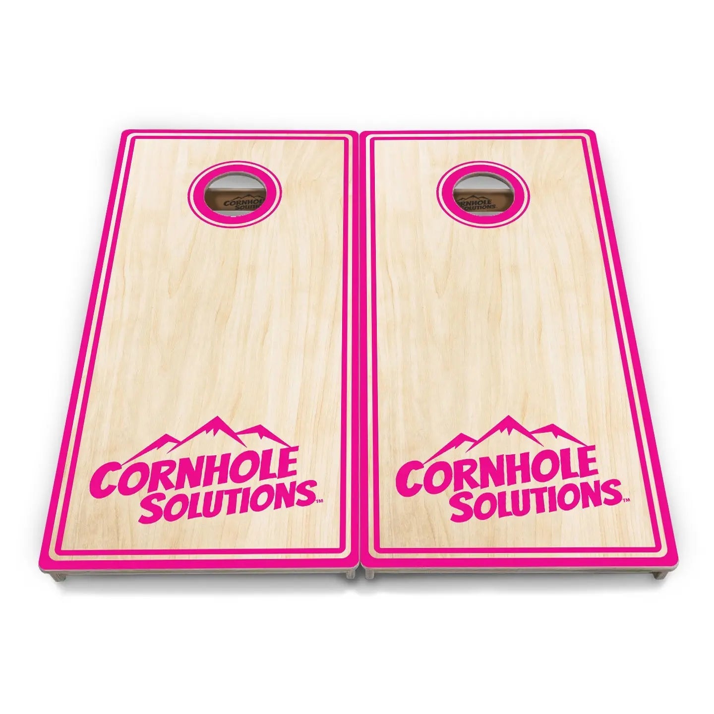 Pinstripe CS Logo Cornhole Boards - Professional Tournament Series Cornhole Solutions
