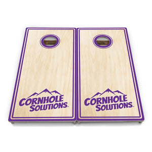 Pinstripe CS Logo Cornhole Boards - Professional Tournament Series Cornhole Solutions