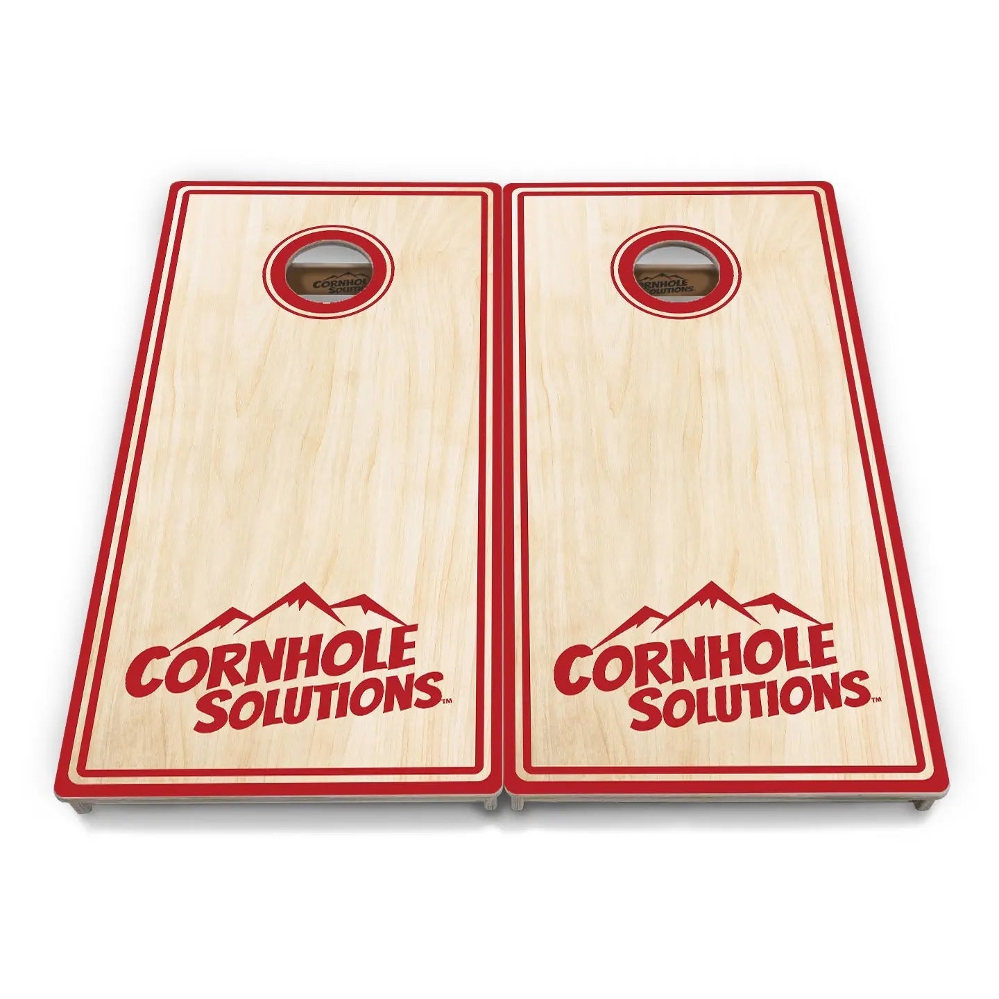 Pinstripe CS Logo Cornhole Boards - Professional Tournament Series Cornhole Solutions