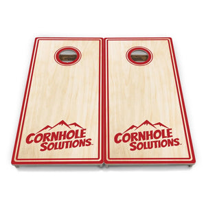 Pinstripe CS Logo Cornhole Boards - Professional Tournament Series Cornhole Solutions