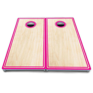 Pinstripe Cornhole Boards - All Weather Series Cornhole Solutions