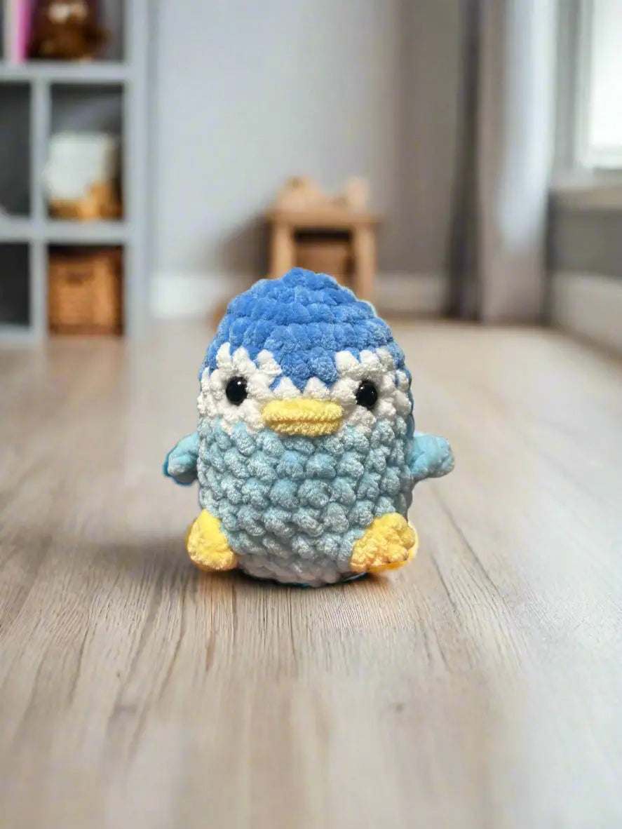 Crochet Penguin Plush Toy - Handmade Cute Amigurumi Stuffed Animal Gift by Klassy Krafts