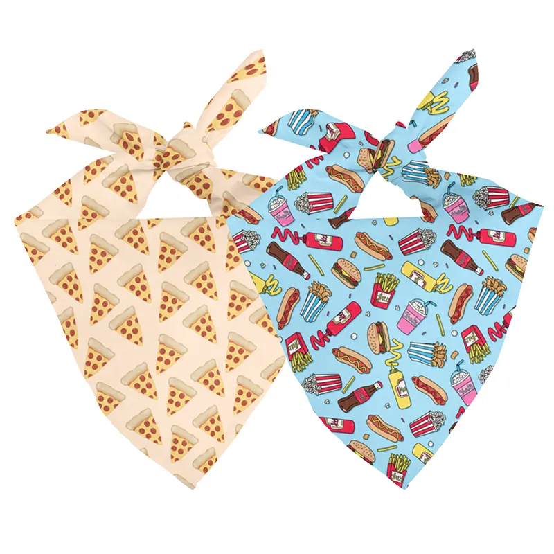 Pizza & Food Dog Bandana Dog Bandana Co.