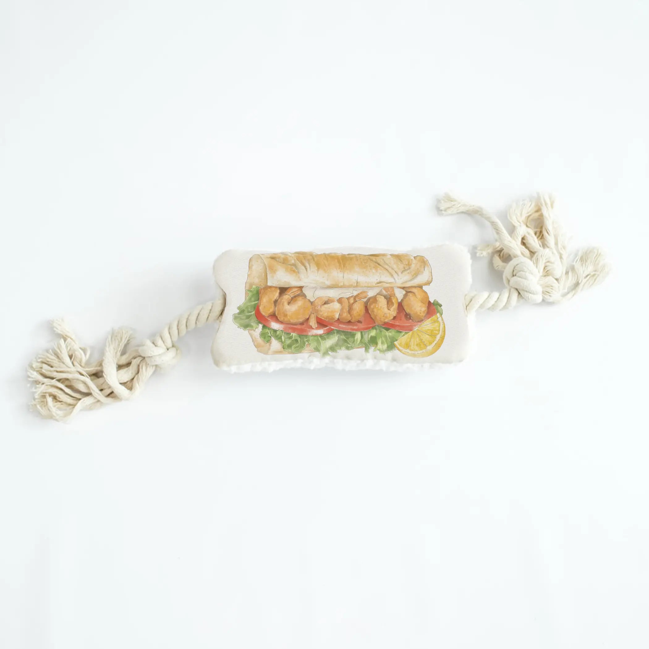 Po-Boy, Dressed! Dog Rope Toy Nola Tawk