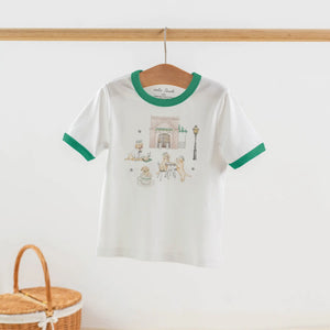 Powdered Sugar & Puppies Organic Cotton Kids Tshirt Nola Tawk