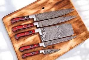 Premium Damascus Kitchen Knives Set – Handmade & Durable Damascus Knife Store