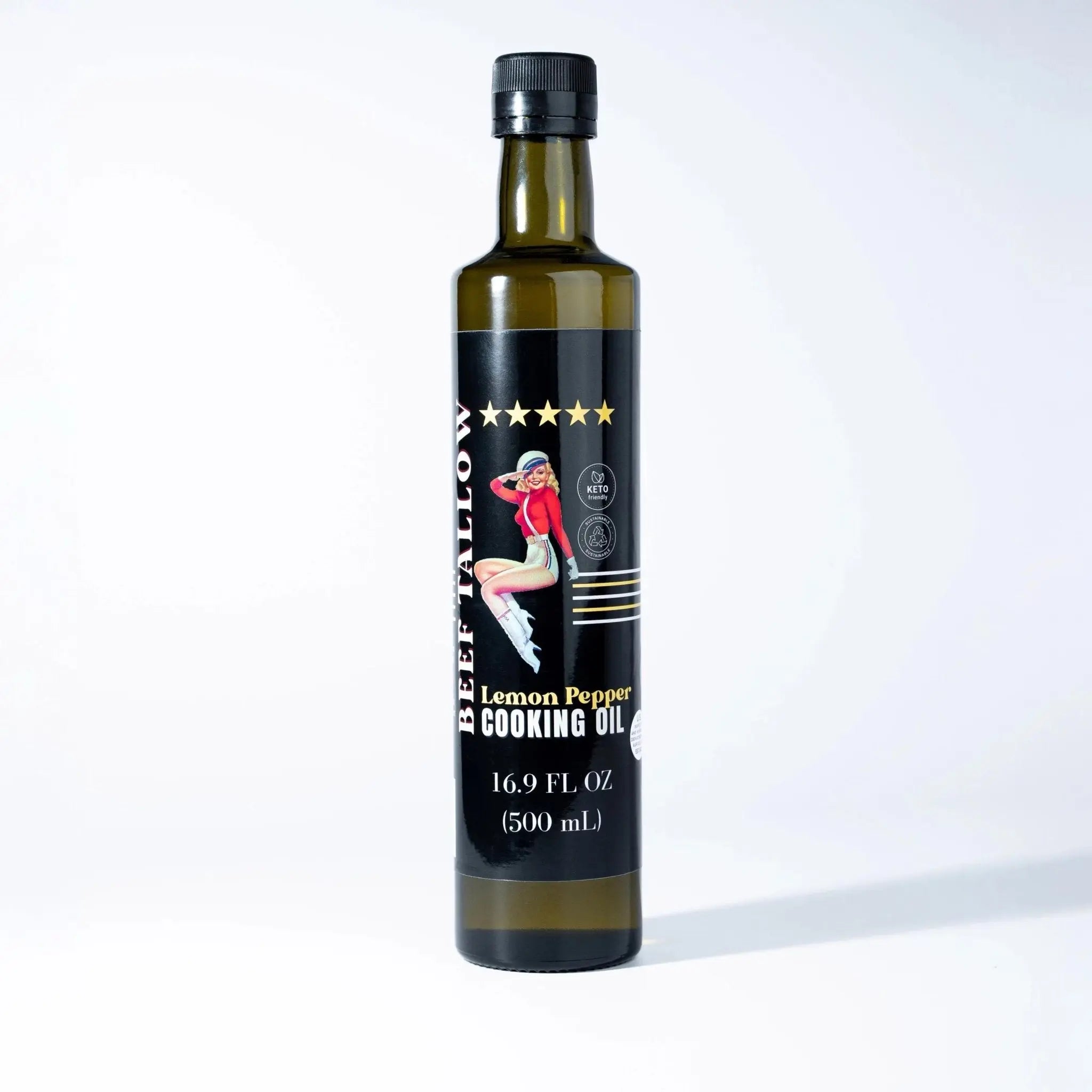 Premium Grass-Fed Beef Tallow Cooking Oil - Restaurant-Proven | Choose Your Flavor The Lady May