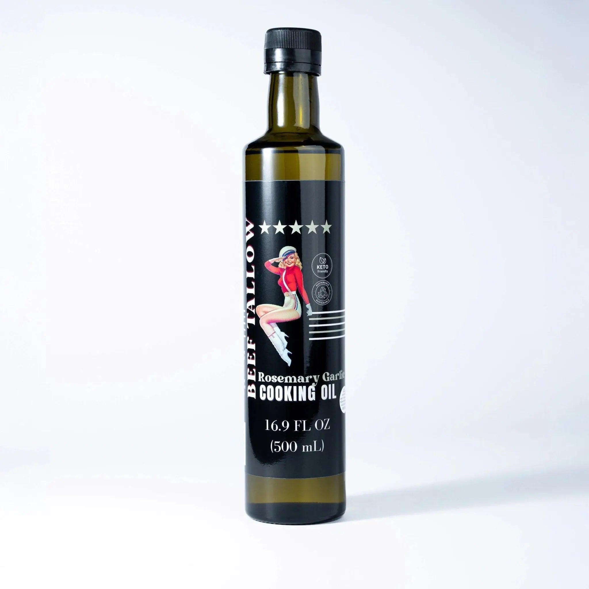 Premium Grass-Fed Beef Tallow Cooking Oil - Restaurant-Proven | Choose Your Flavor The Lady May