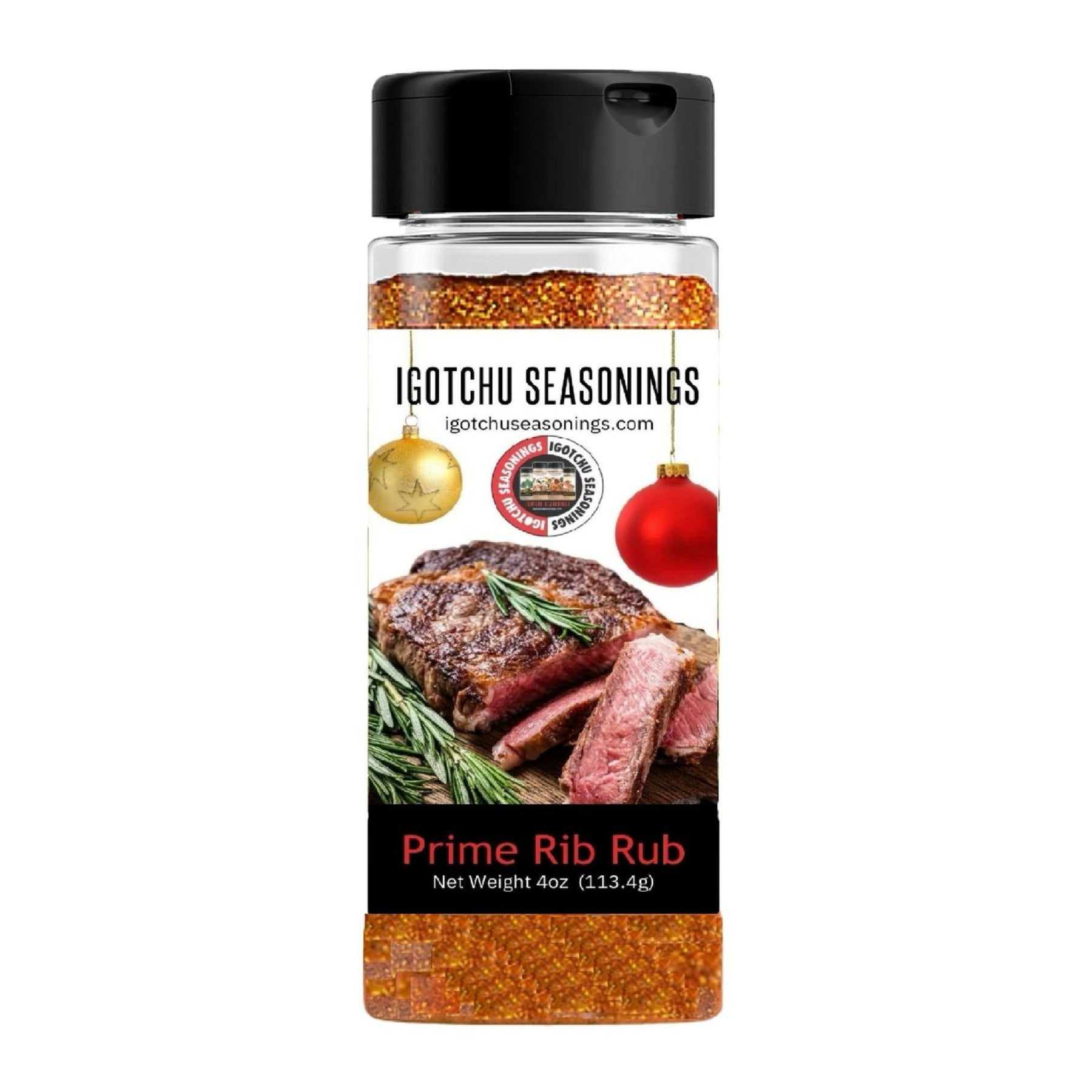 Prime Rib Rub 5.5 oz Holiday Limited Edition by Igotchu Seasonings, Southern food gift main product photo