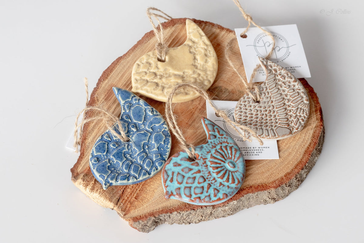 Prodigal Pottery Bird Ornament — product view 2