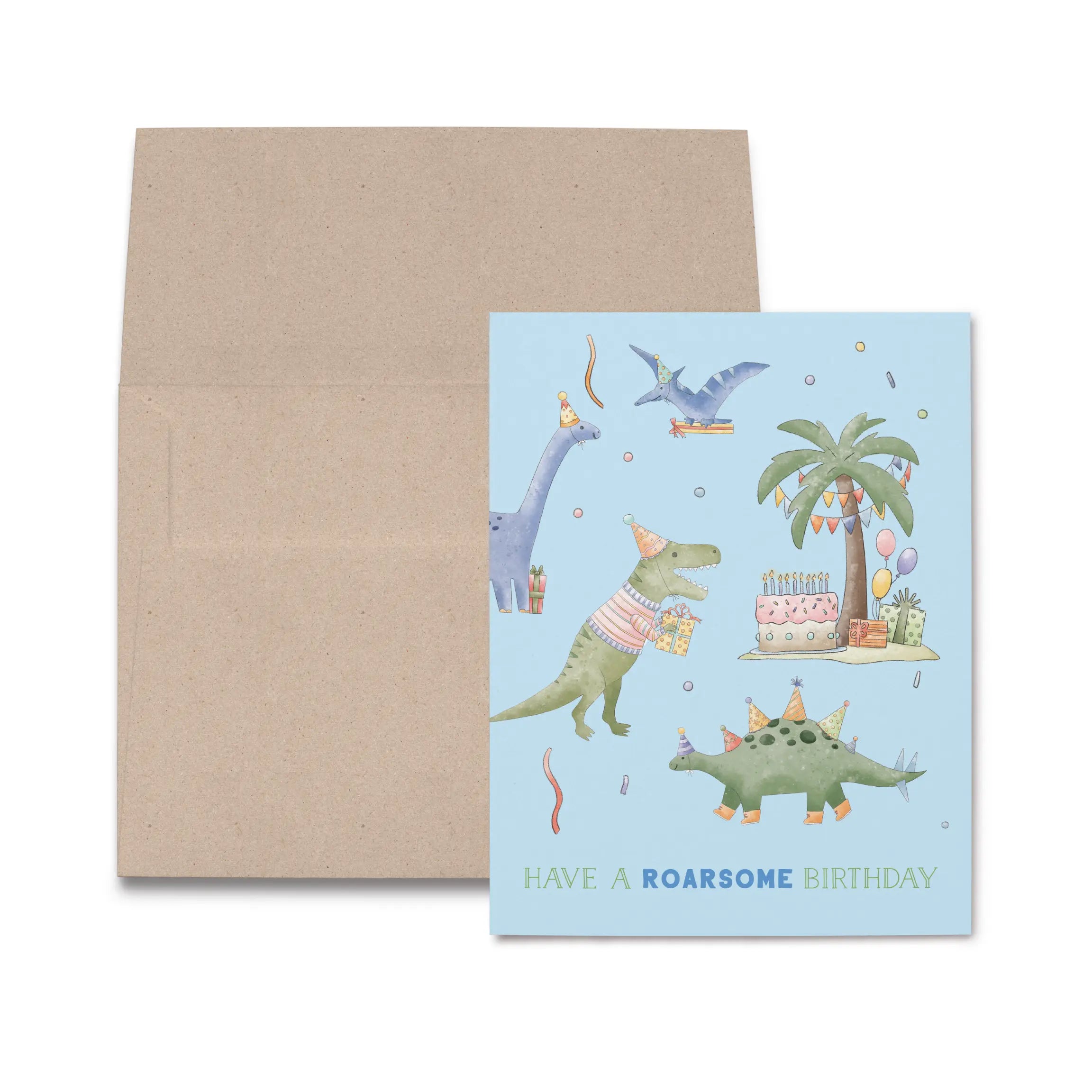 ROARsome Birthday Card Nola Tawk