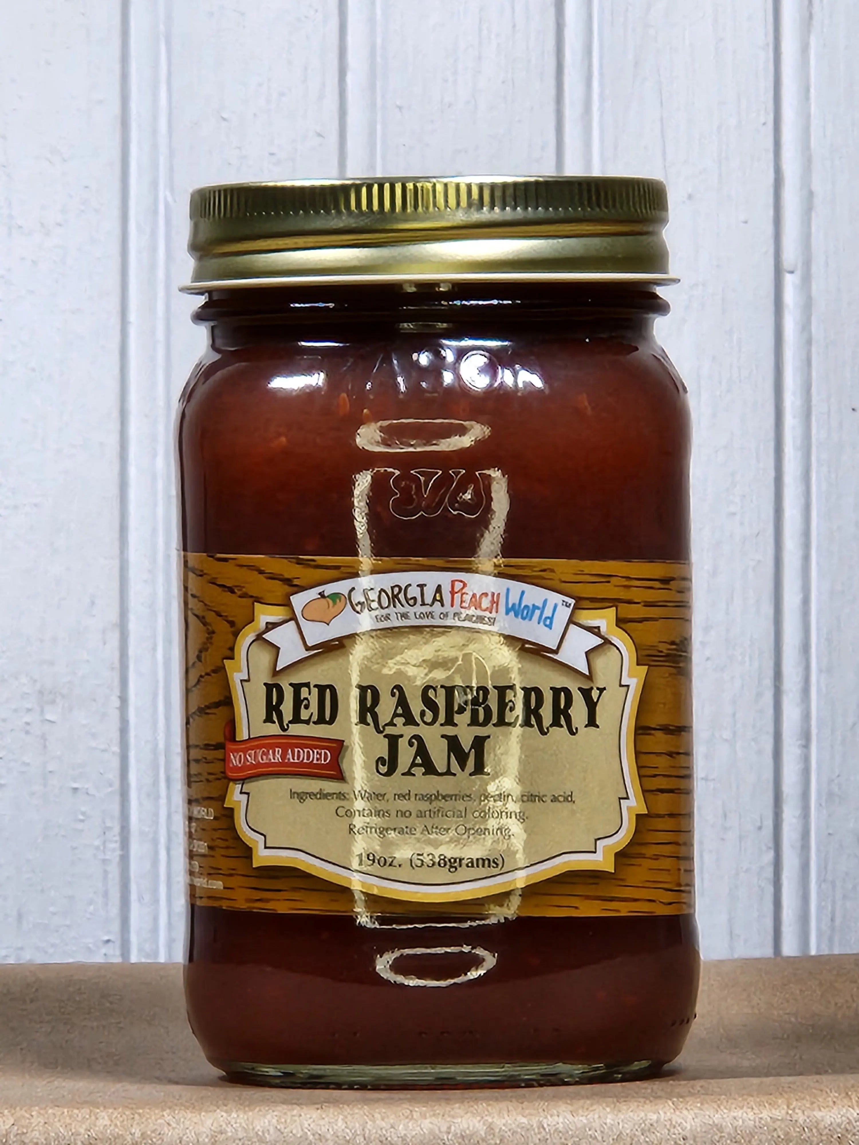 Red Raspberry Jam - No Sugar Added Georgia Peach World