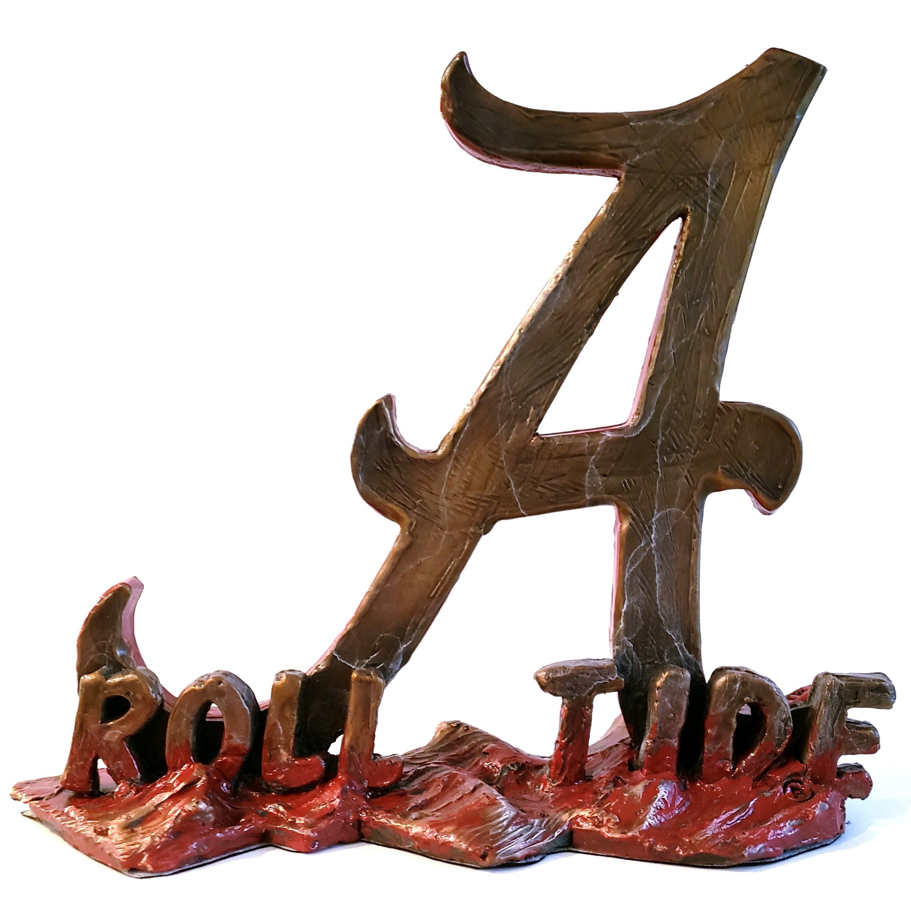 Alabama Crimson Tide Cast Bronze "A"