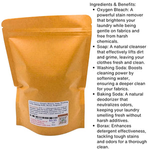 🤍 ResilWash™ Powder Laundry Detergent – Happy Heart™ | Bright Clean Joy – ResilScents™ ResilScents