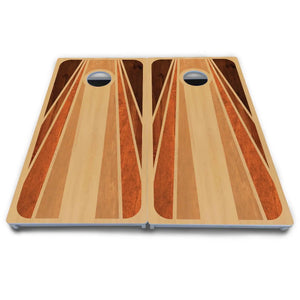 Retro Wood Cornhole Boards - All Weather Series Cornhole Solutions