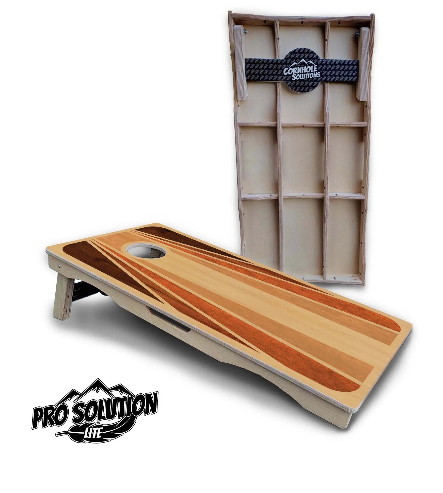 Retro Wood Cornhole Boards - Pro Solution Lite Series Cornhole Solutions