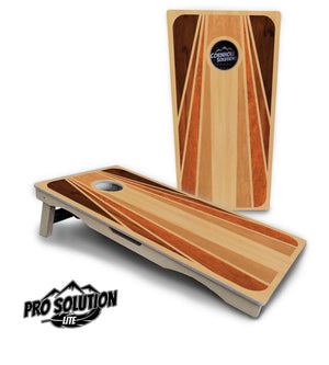 Retro Wood Cornhole Boards - Pro Solution Lite Series Cornhole Solutions