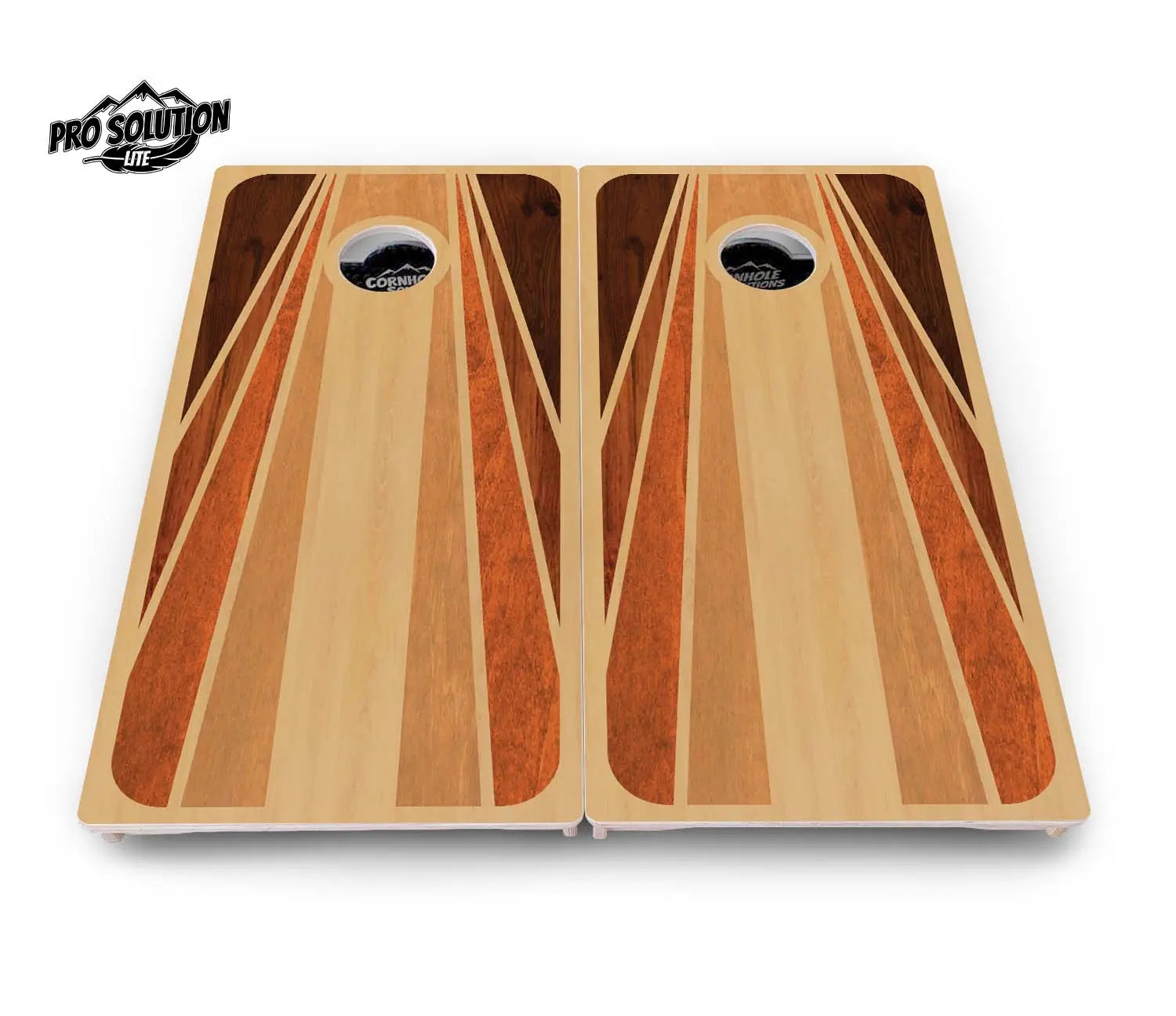 Retro Wood Cornhole Boards - Pro Solution Lite Series Cornhole Solutions
