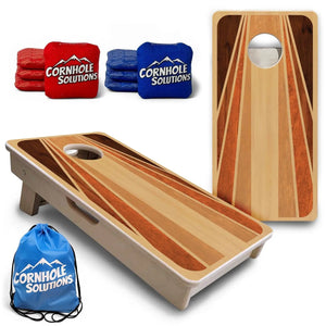 Retro Wood - Mini or Vacation Size Cornhole Boards Cornhole Solutions