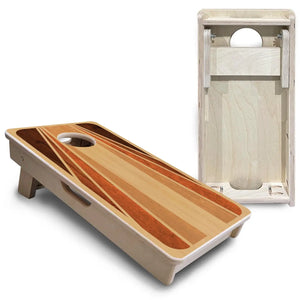 Retro Wood - Mini or Vacation Size Cornhole Boards Cornhole Solutions