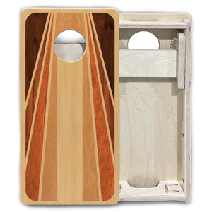 Retro Wood - Mini or Vacation Size Cornhole Boards Cornhole Solutions