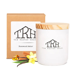 Rosewood Amber Candle The Rustic House