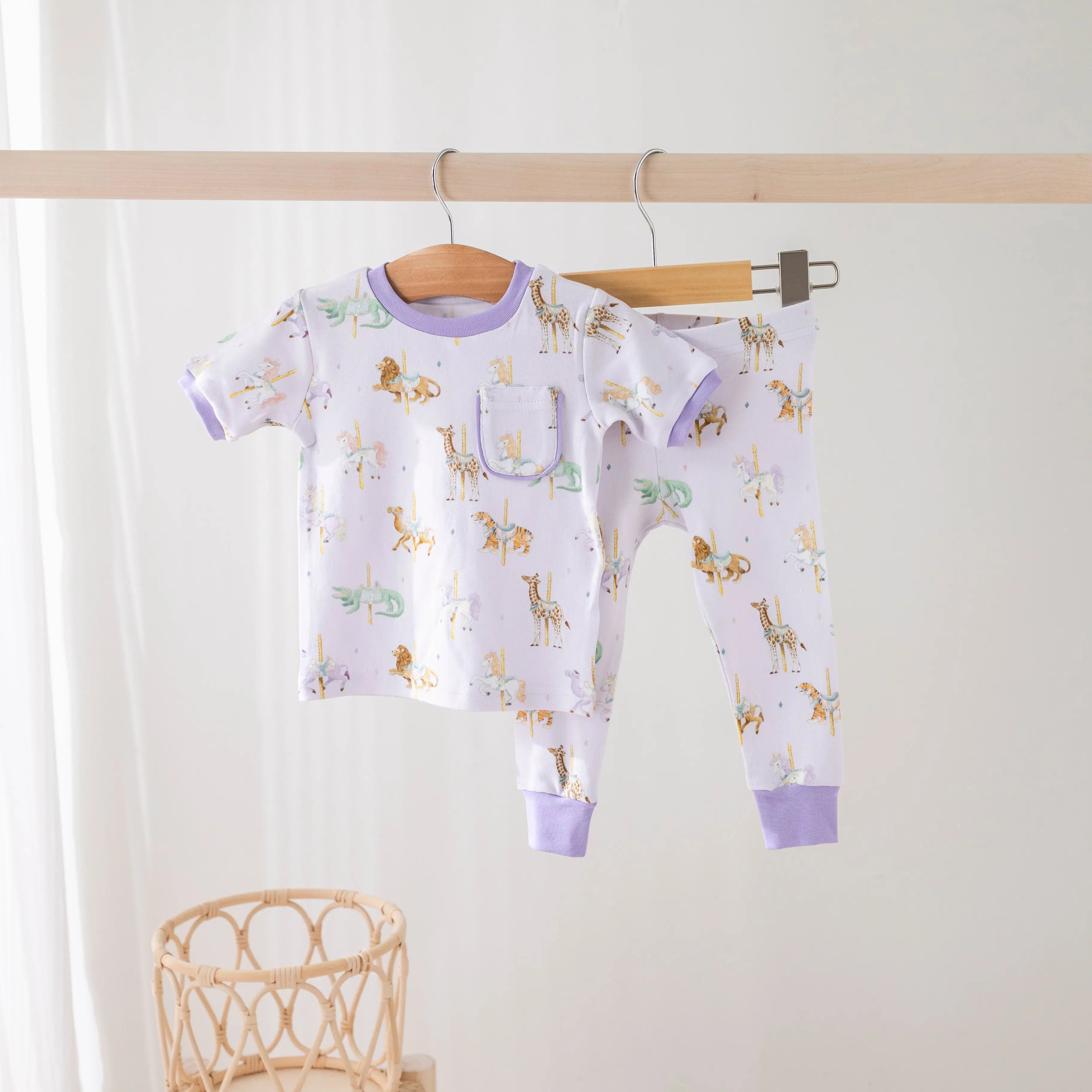 Round & Round We Go Organic Cotton Pajamas Nola Tawk