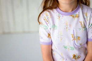 Round & Round We Go Organic Cotton Pajamas Nola Tawk