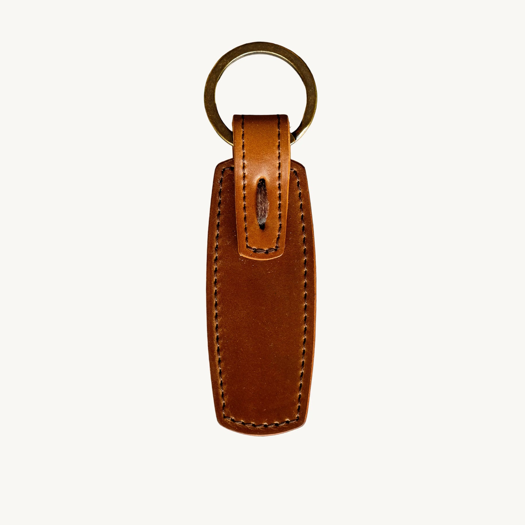 Rover Key Ring - Bourbon Horween Shell Cordovan Loyal Stricklin