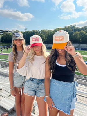 Run The Dang Ball Vintage Trucker Hat KenzKustomz