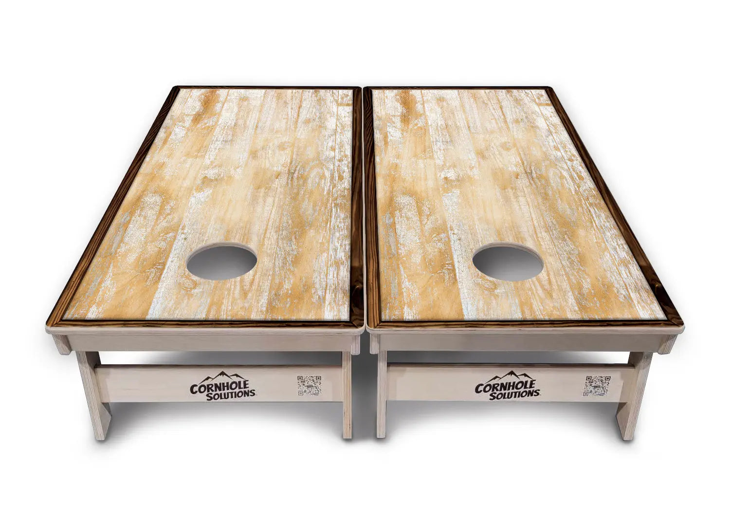Rustic Frame Wood Cornhole Boards - Professional Tournament Series Cornhole Solutions