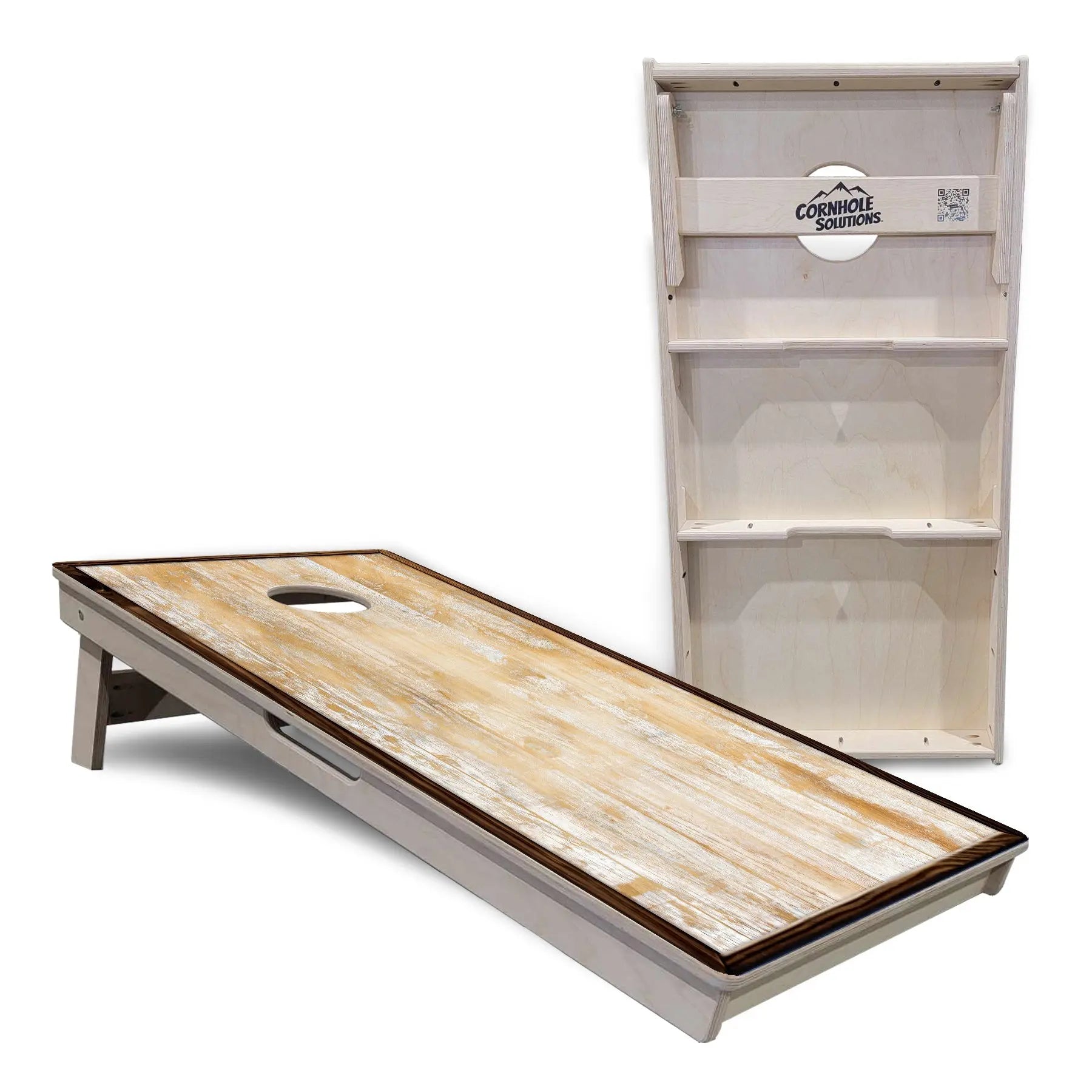 Rustic Frame Wood Cornhole Boards - Professional Tournament Series Cornhole Solutions
