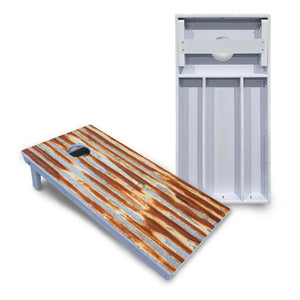 Rustic Tin Roof Cornhole Boards - All Weather Series Cornhole Solutions