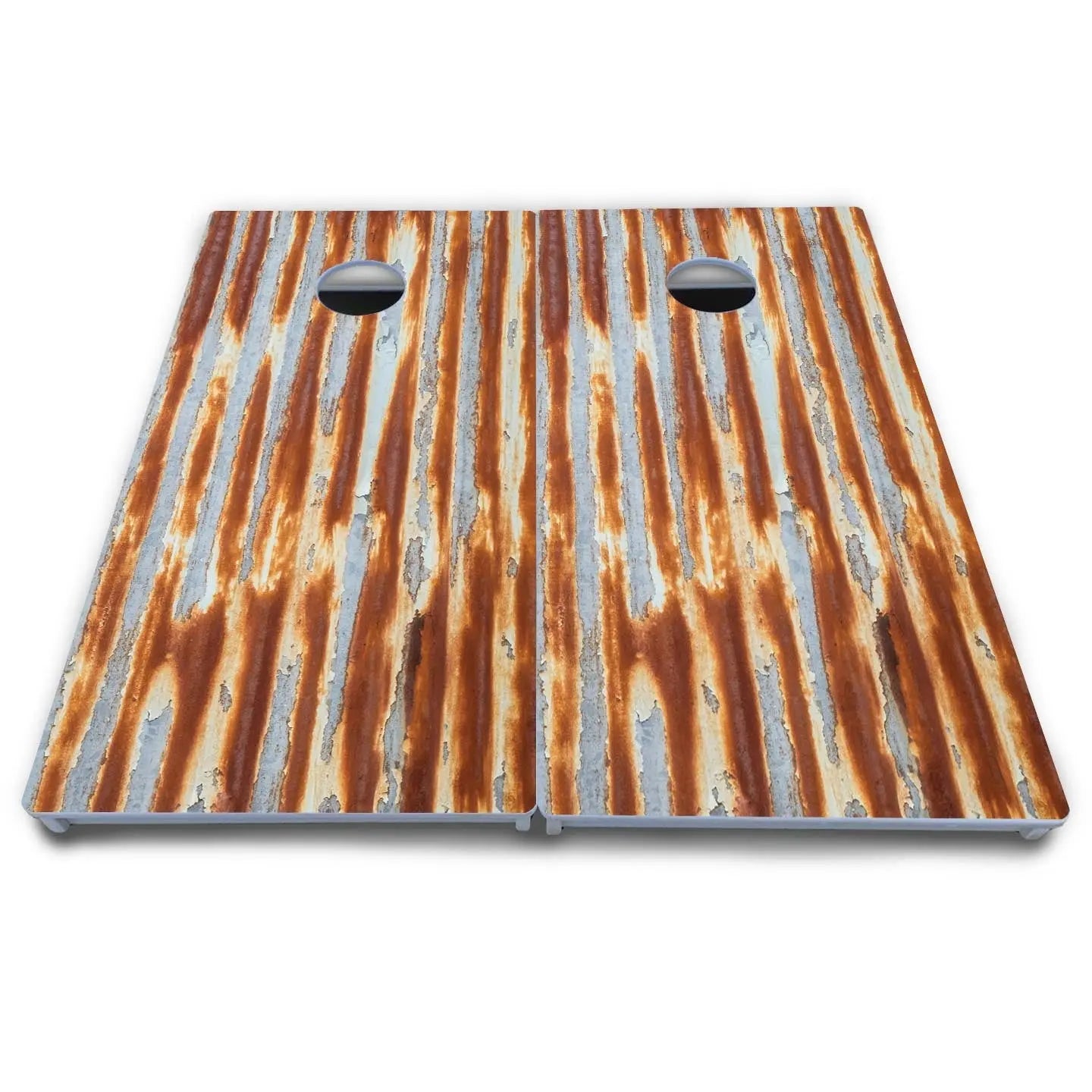 Rustic Tin Roof Cornhole Boards - All Weather Series Cornhole Solutions