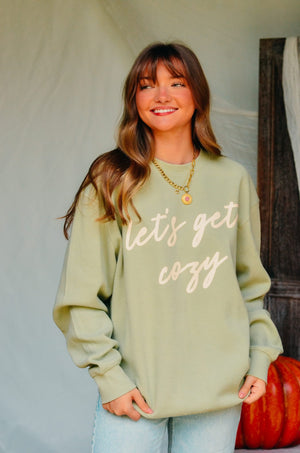 Let’s Get Cozy Waffle knit sweater by Southern Bliss Company, product photo 3